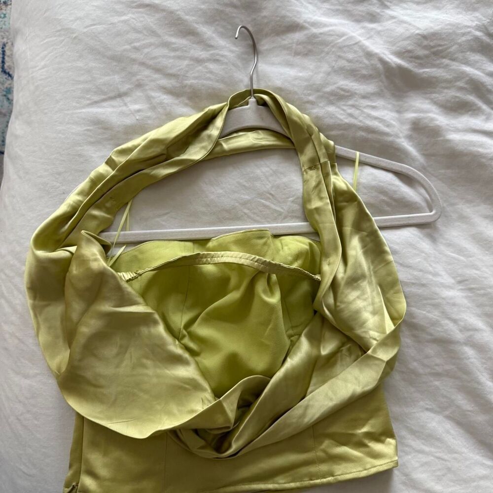 Reformation Women's Green and Yellow Vest - Picture 8 of 8